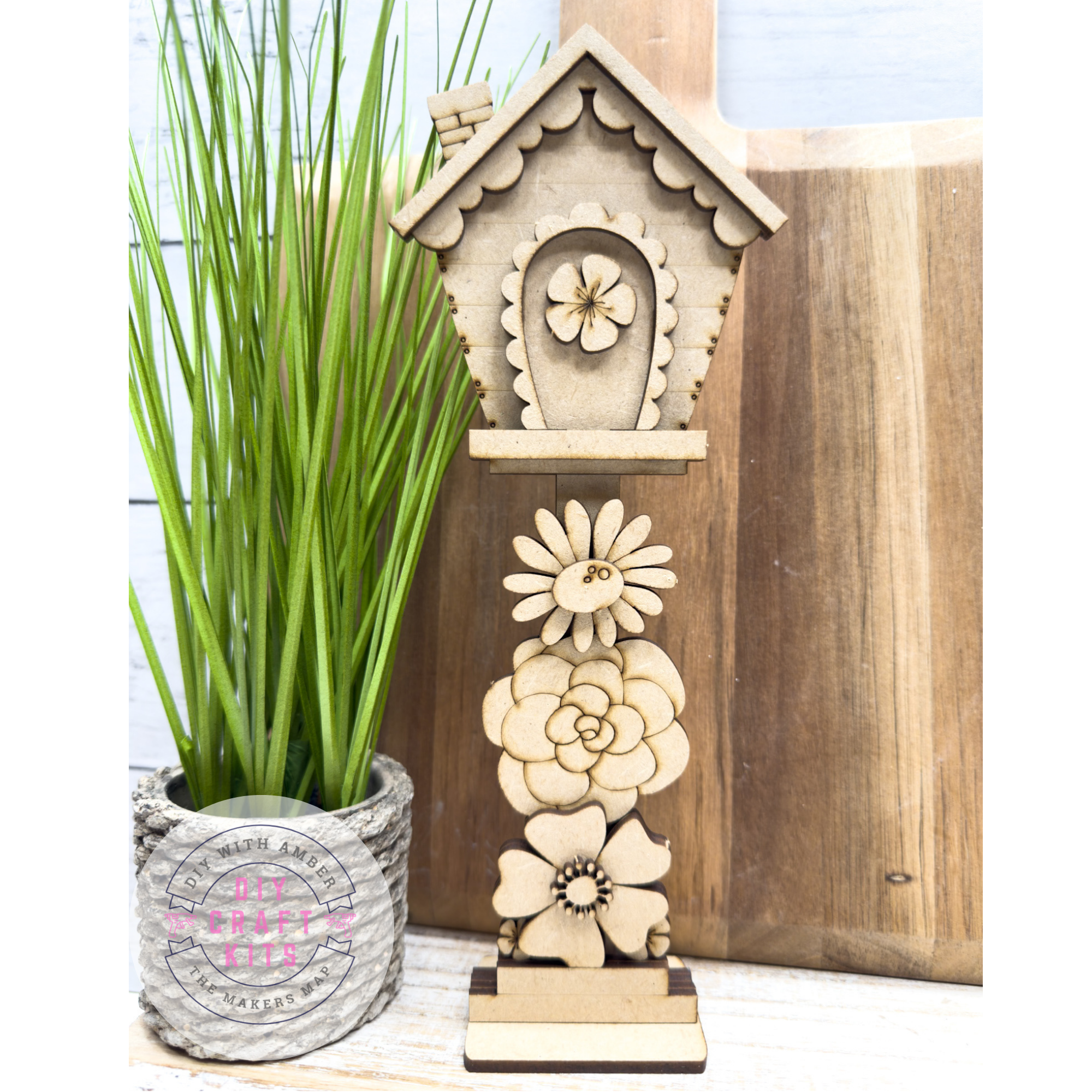 Spring Add On Flowers Spring add-ons for Interchangeable Bird House DIY Kit – The ...