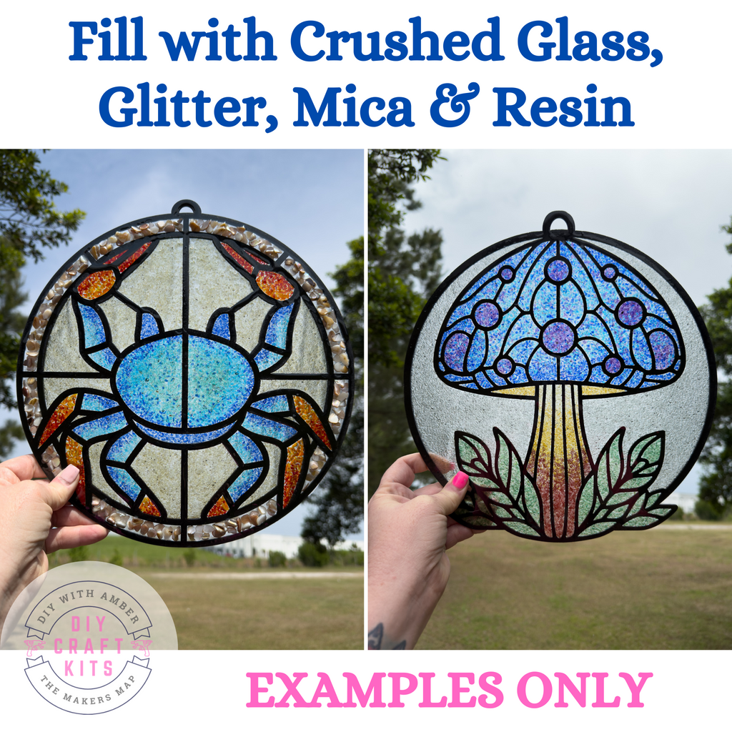 Style 354 Round Simple Hummingbird Laser Cut Outline Frame Blank – The ...