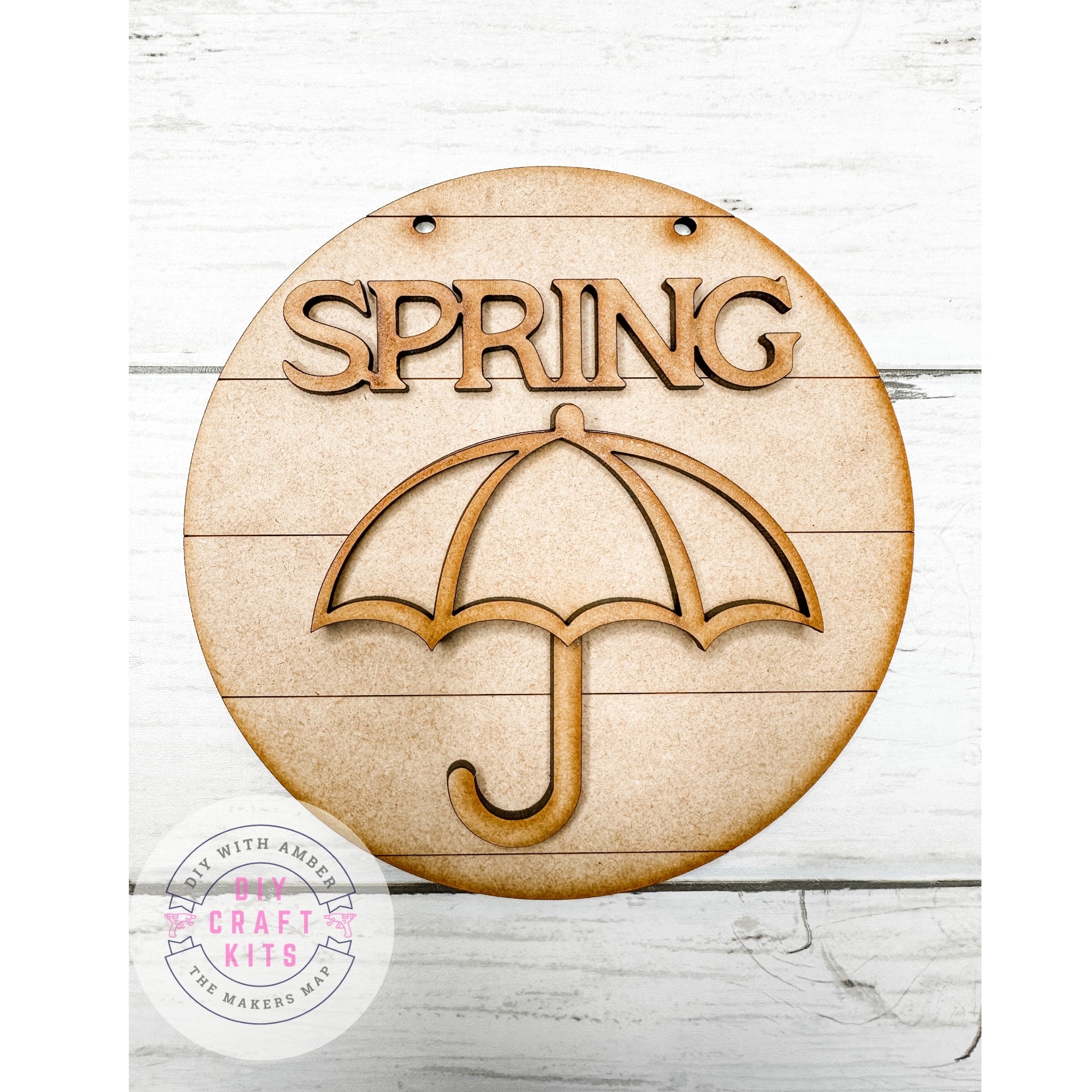 Umbrella Spring 5 in Round DIY Kit – The Makers Map - DIY with Amber