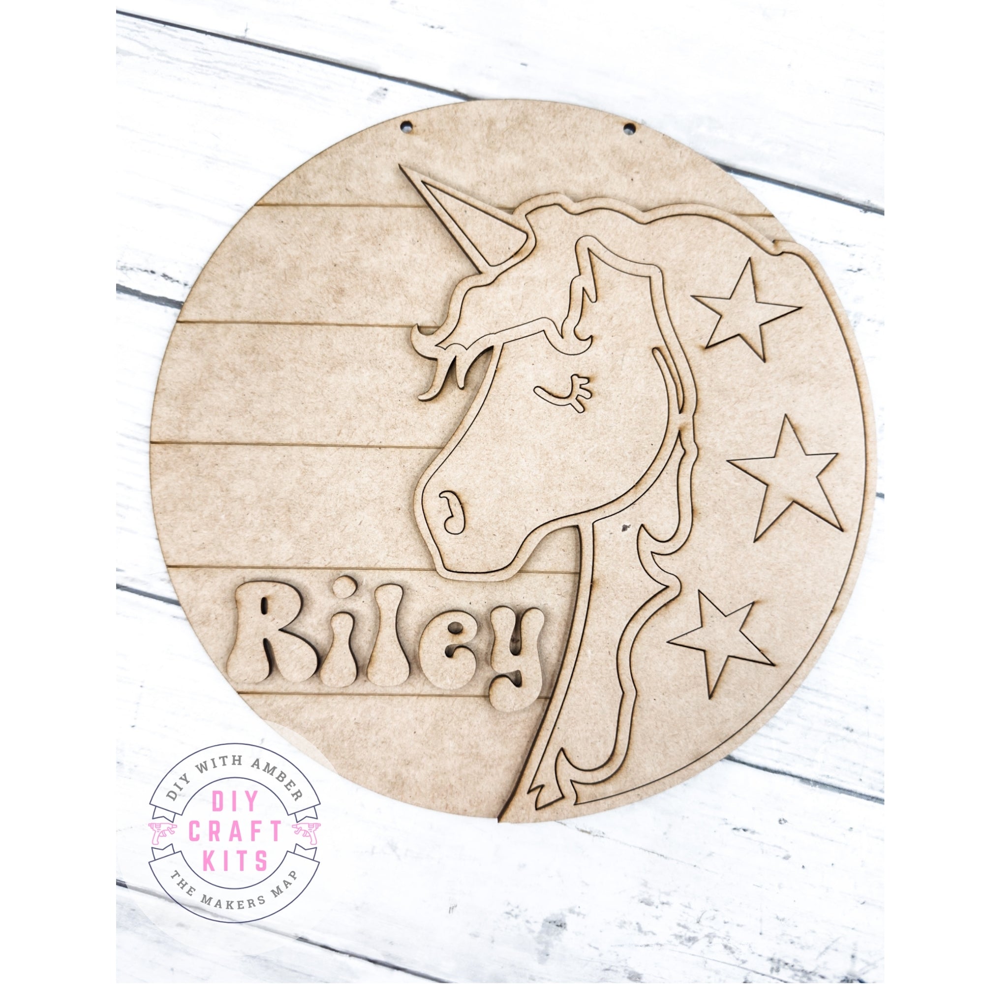 9 in Round Sign Kits – DIY with Amber