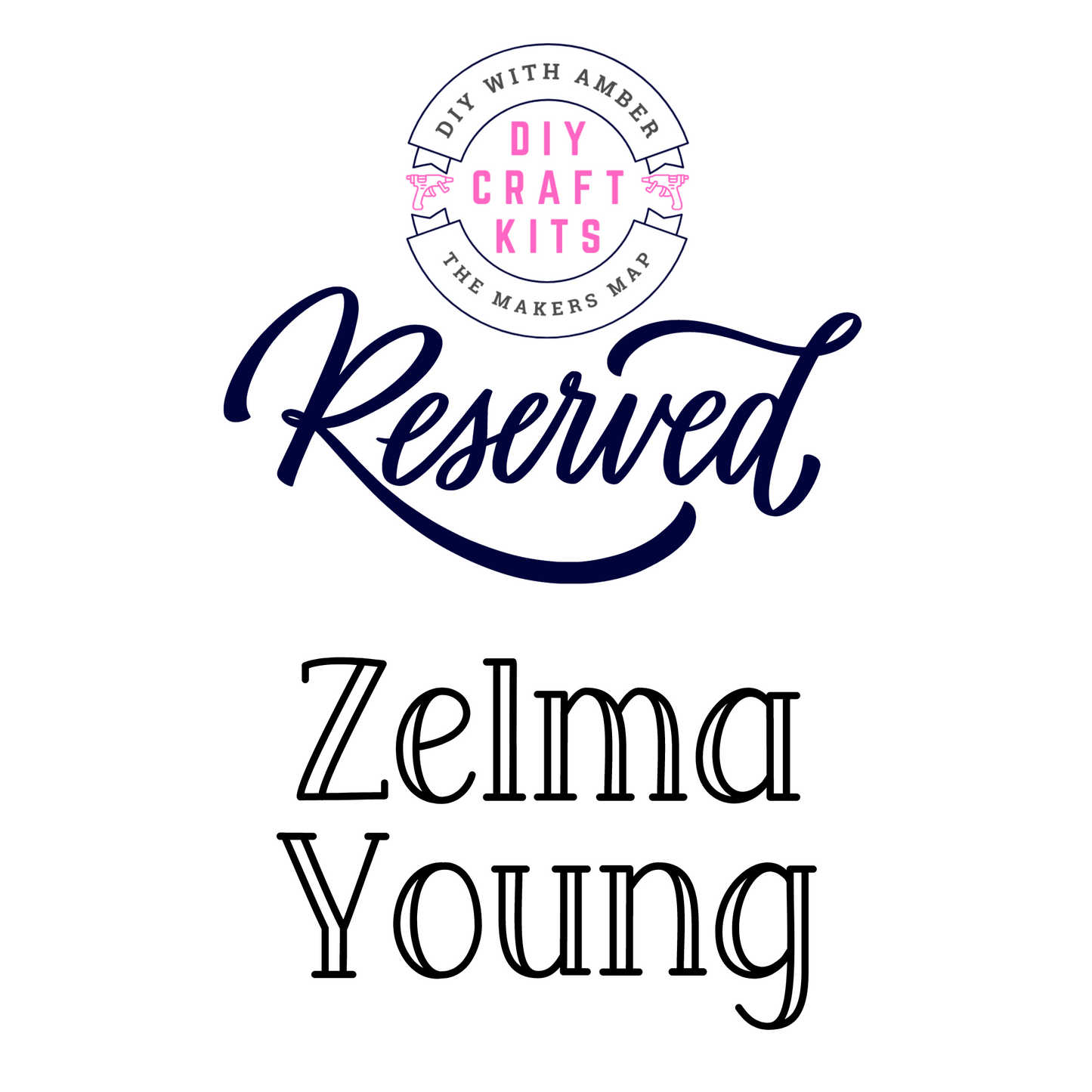 Custom Order for Zelma Young