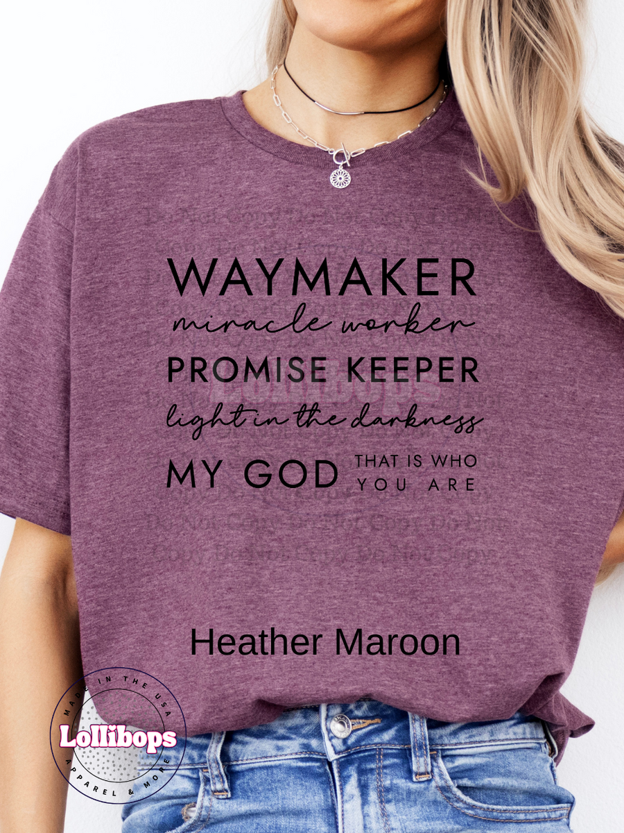 Waymaker Tee – The Makers Map - DIY with Amber