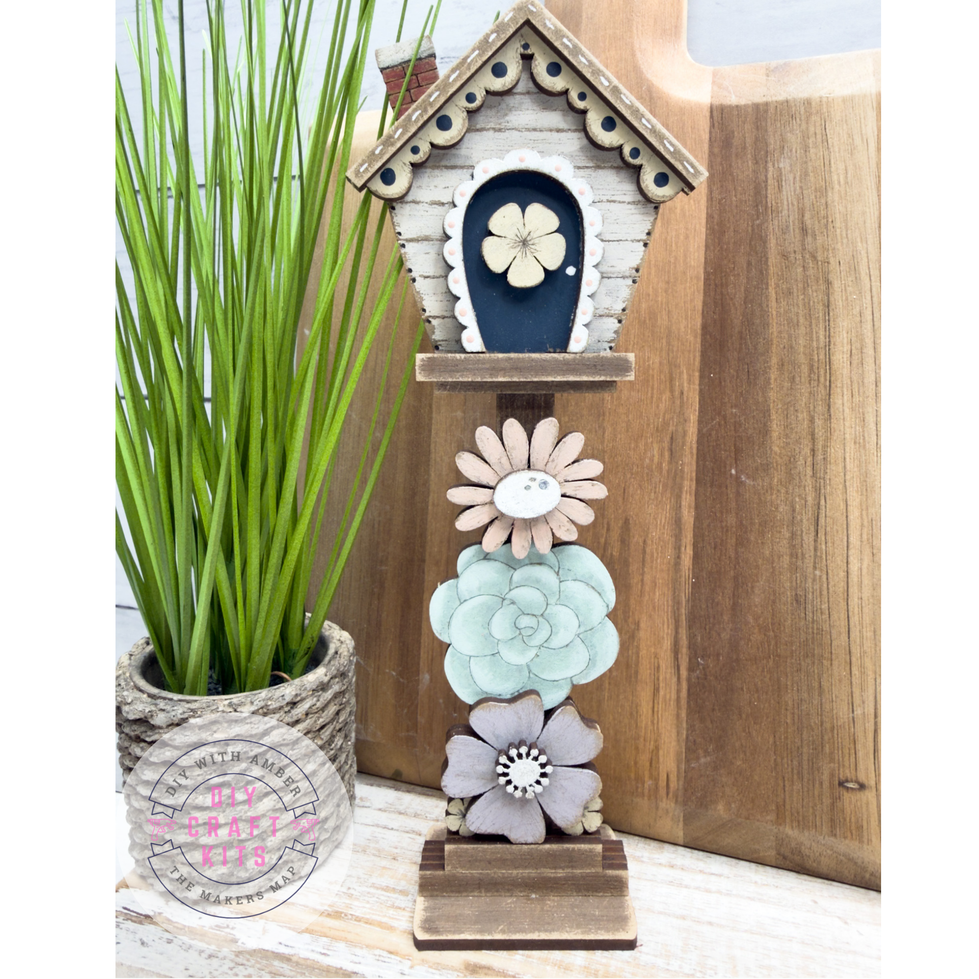 Spring Add On Flowers Spring add-ons for Interchangeable Bird House DIY Kit – The ...