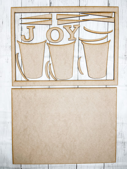 3D Joy Buckets Sign DIY Kit