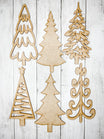 Christmas Winter Tree Cut outs DIY Kit – DIY with Amber