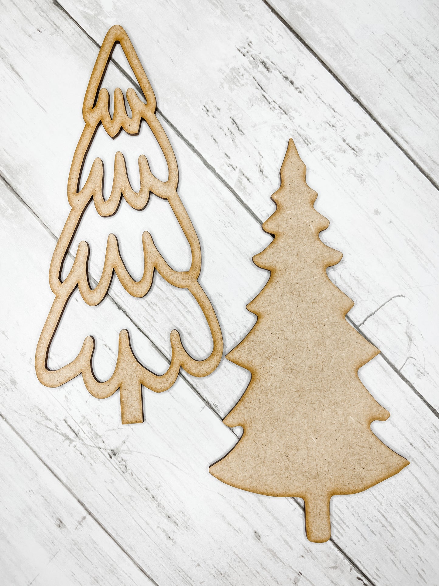 Christmas Winter Tree Cut outs DIY Kit – DIY with Amber
