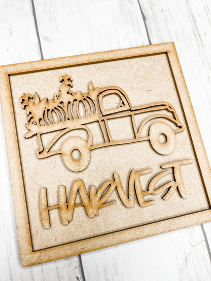 Harvest Truck Sign DIY Kit