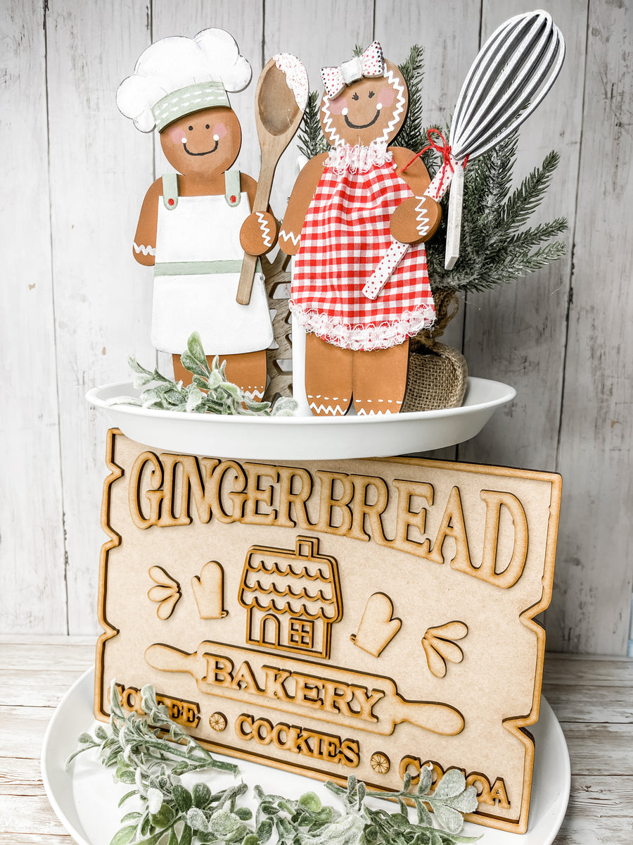 Gingerbread Framed Sign DIY Kit – The Makers Map - DIY with Amber