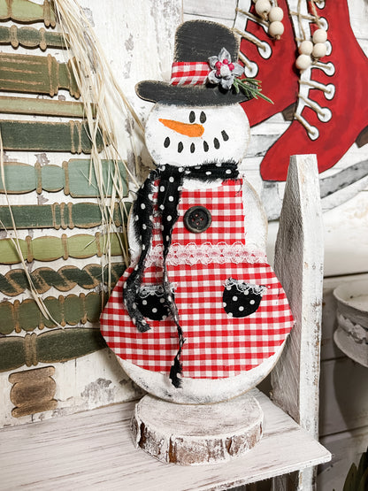 Snowman Couple Cut Outs DIY Kit
