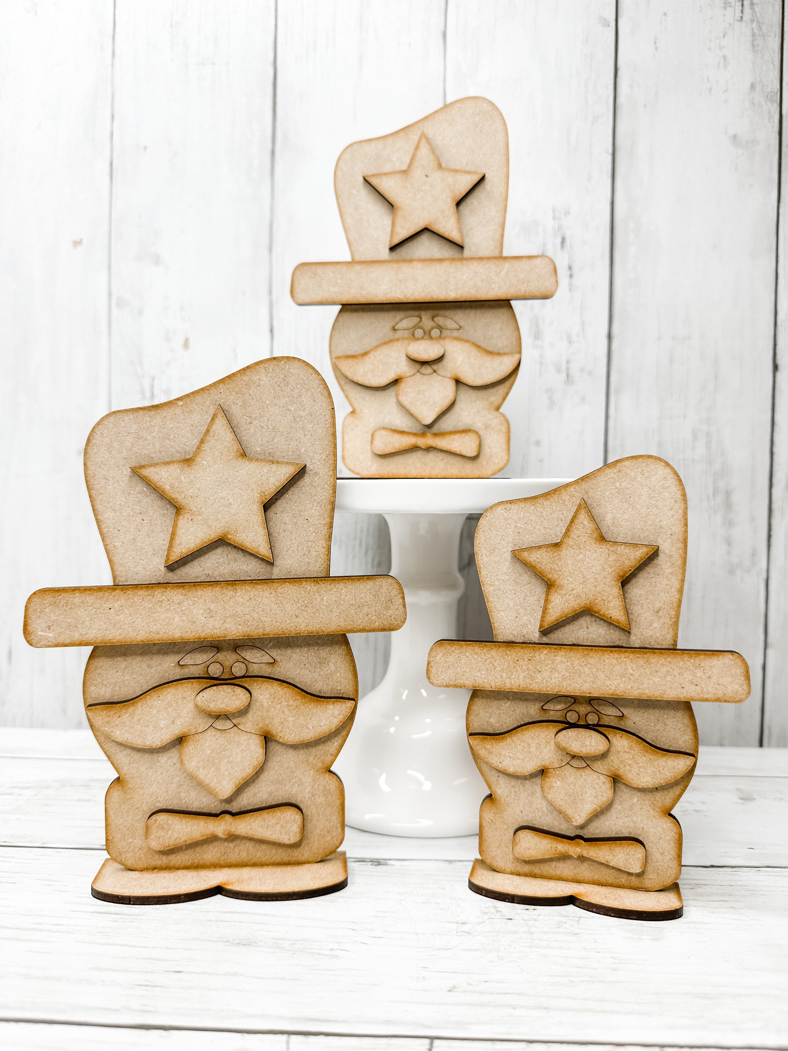 Standing Uncle Sam Trio DIY Kit – The Makers Map - DIY with Amber