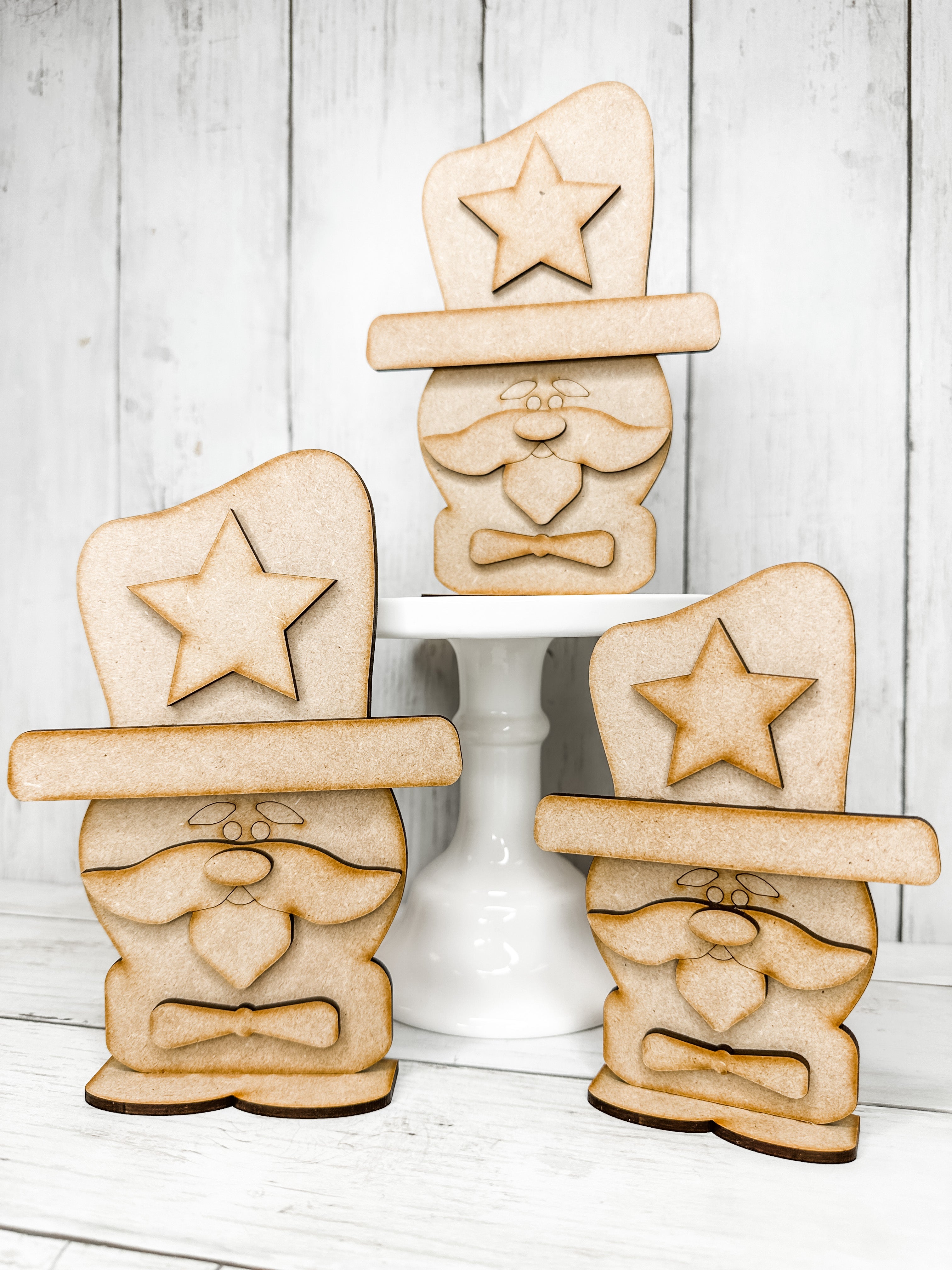 Standing Uncle Sam Trio DIY Kit – The Makers Map - DIY with Amber