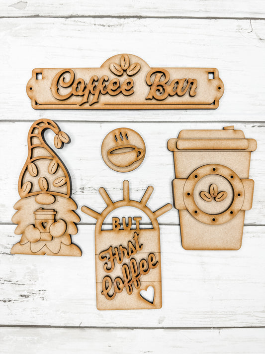 Coffee Insert for Interchangeable bases DIY Craft Kit