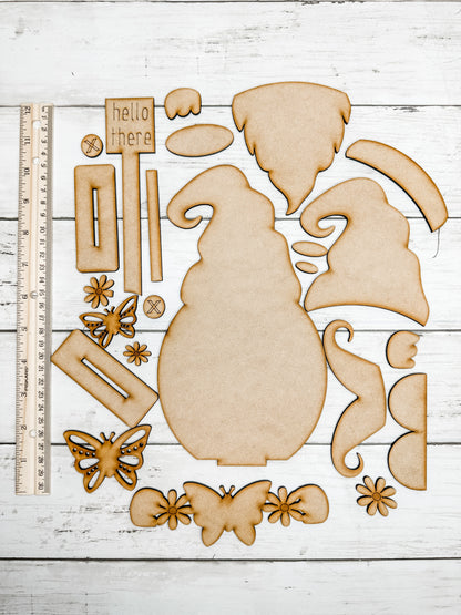 Standing Butterfly Gnome DIY Kit