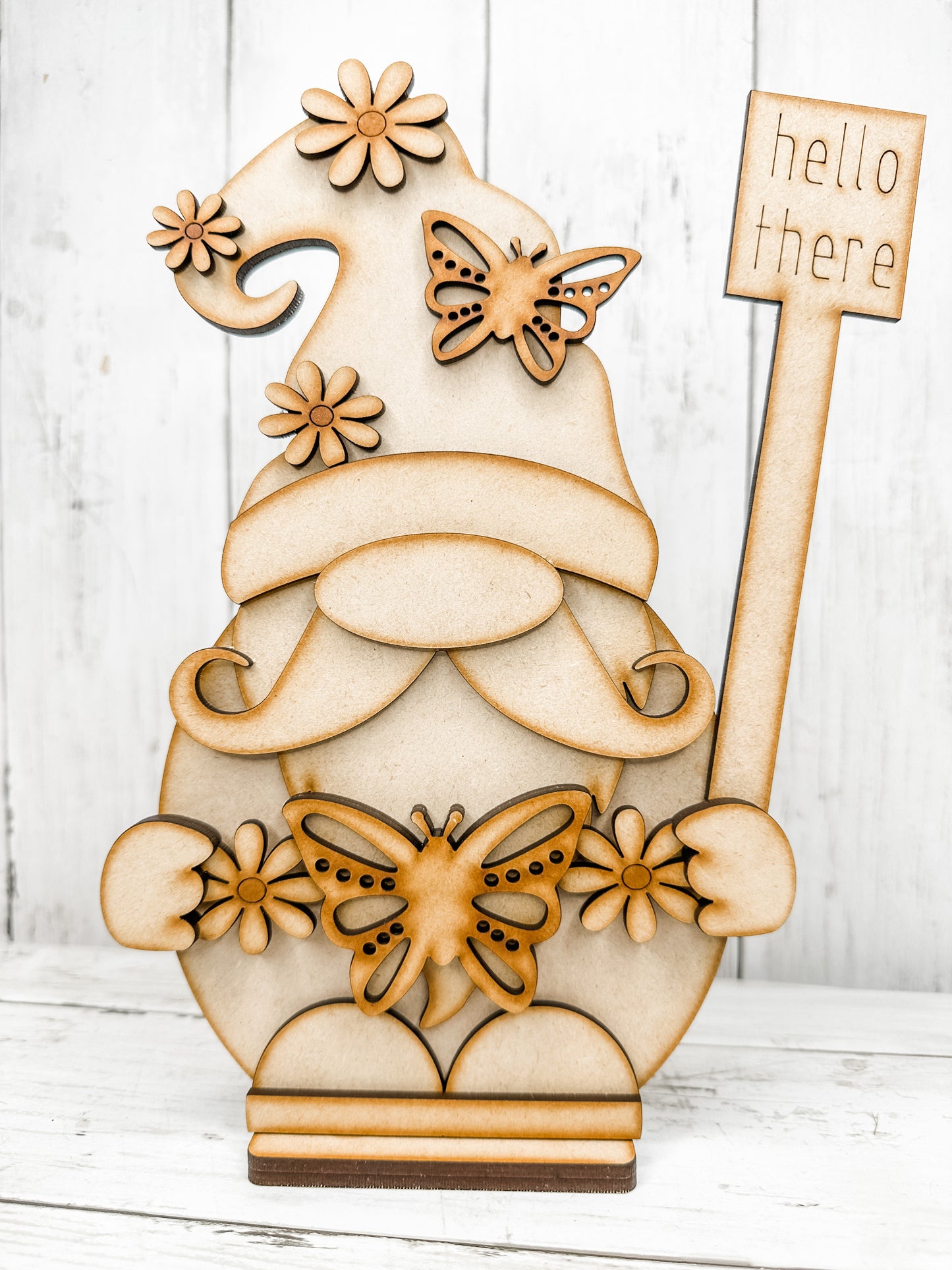 Standing Butterfly Gnome DIY Kit