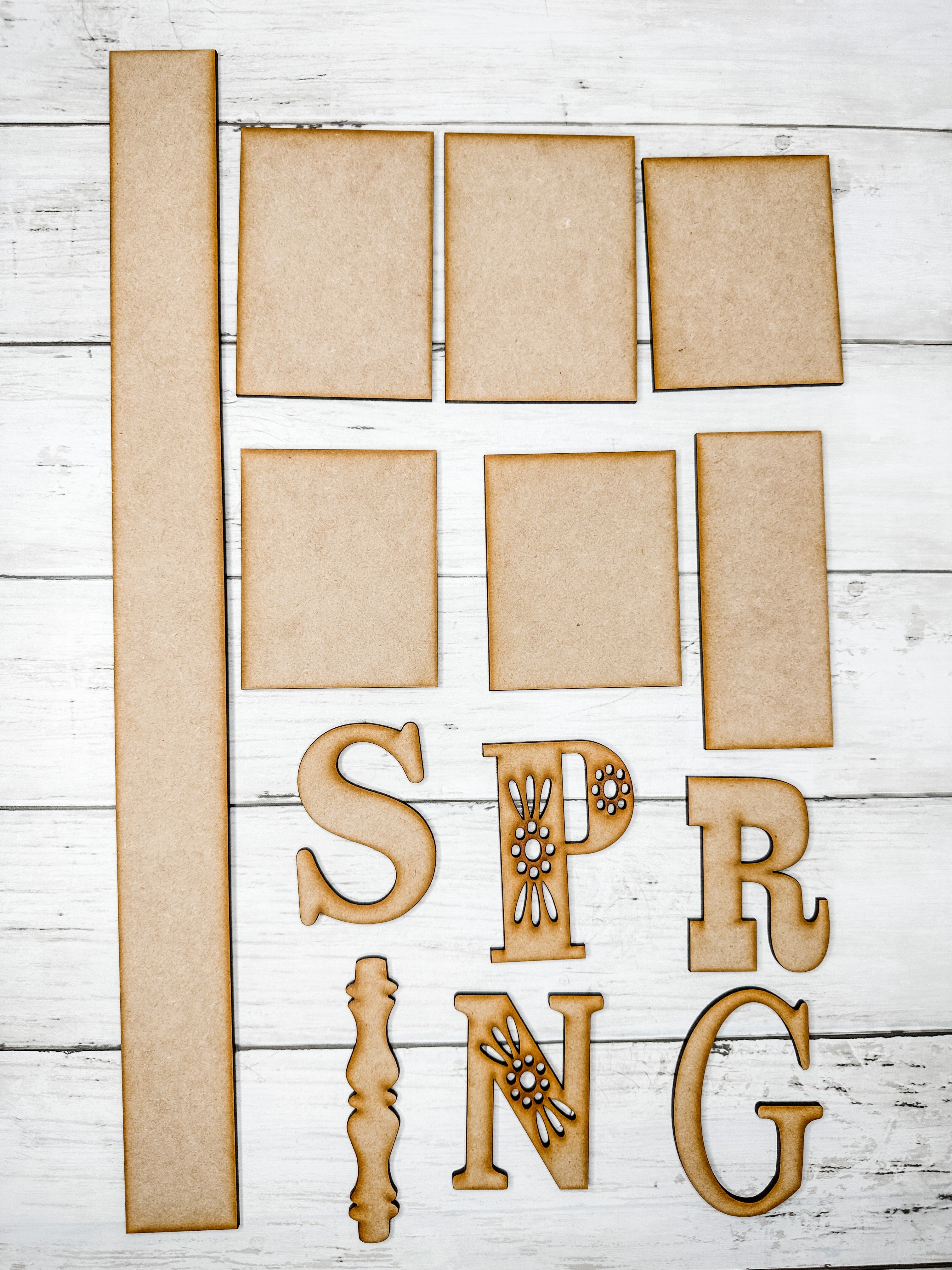 Wide Spring Block Sign DIY Kit – The Makers Map - DIY with Amber
