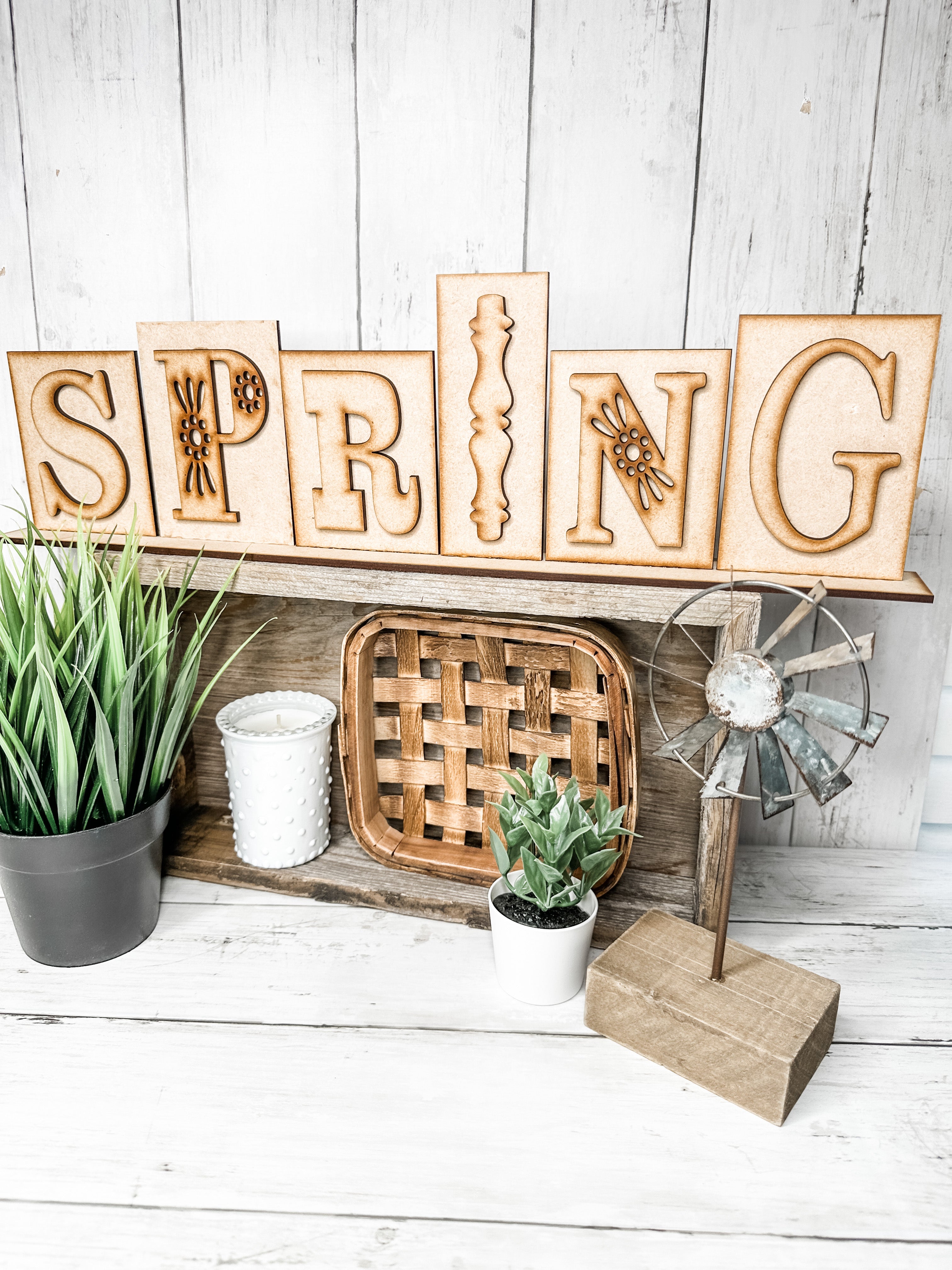 Wide Spring Block Sign DIY Kit – The Makers Map - DIY with Amber