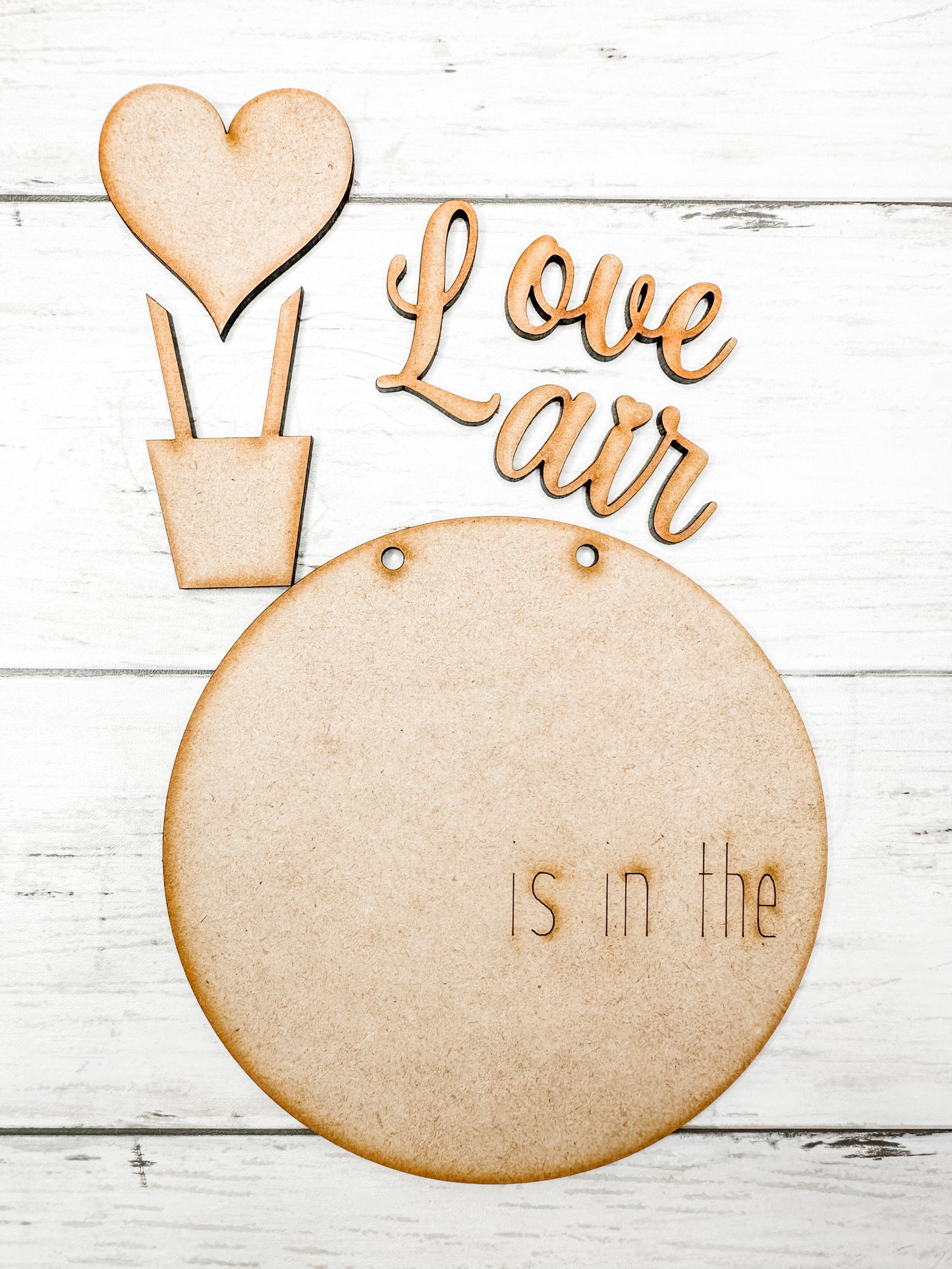 Love is In the Air 5 in Round DIY Kit