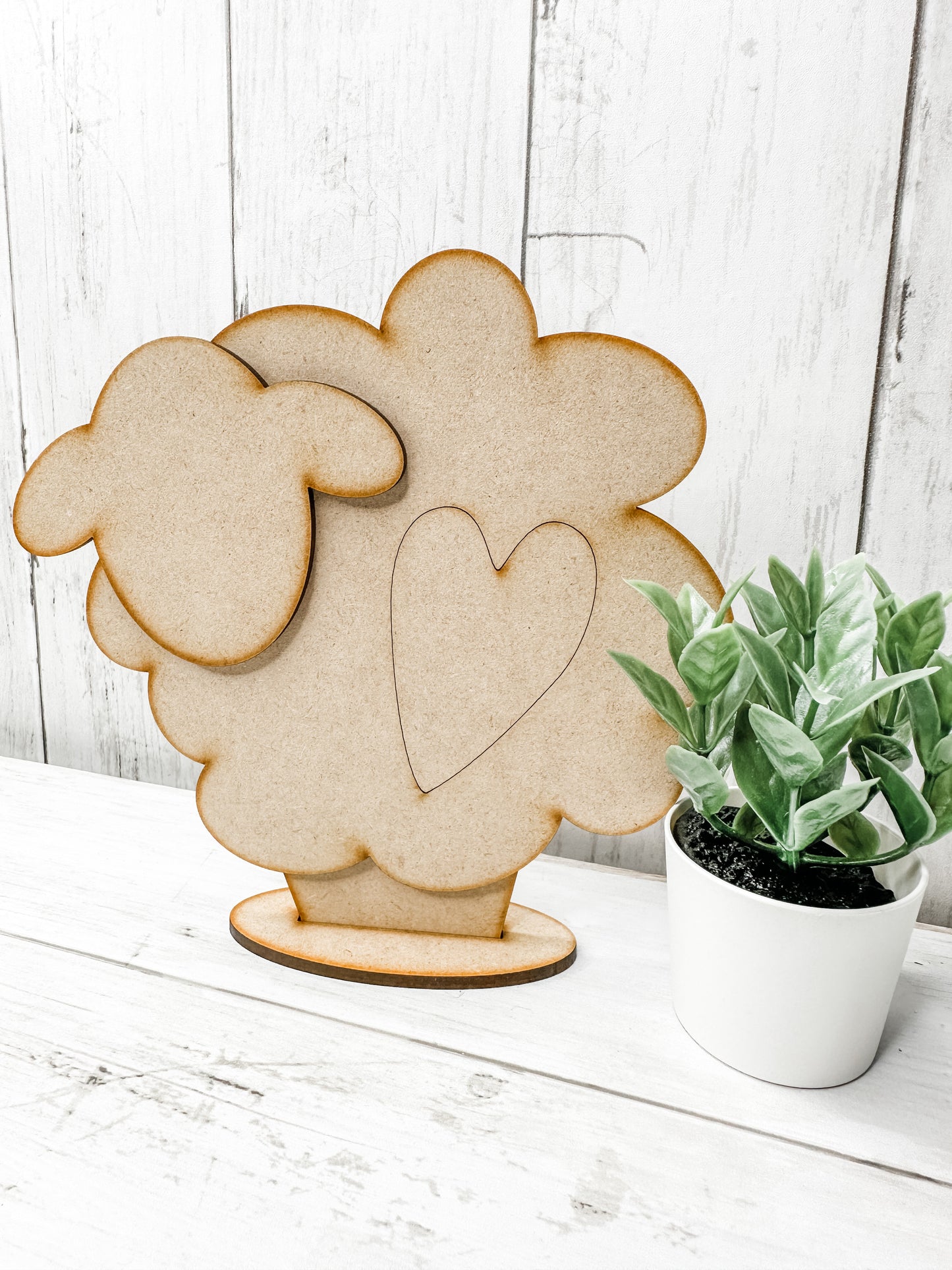 Sheep with Heart Cut Out DIY Kit