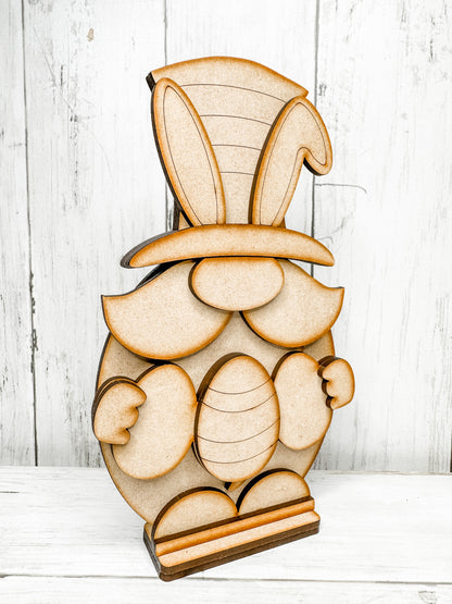 Standing Easter Bunny Gnome DIY Kit