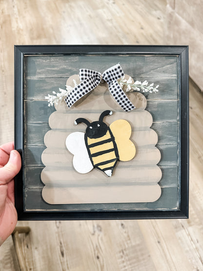 Budget Bee and Hive Cut Out DIY Kit
