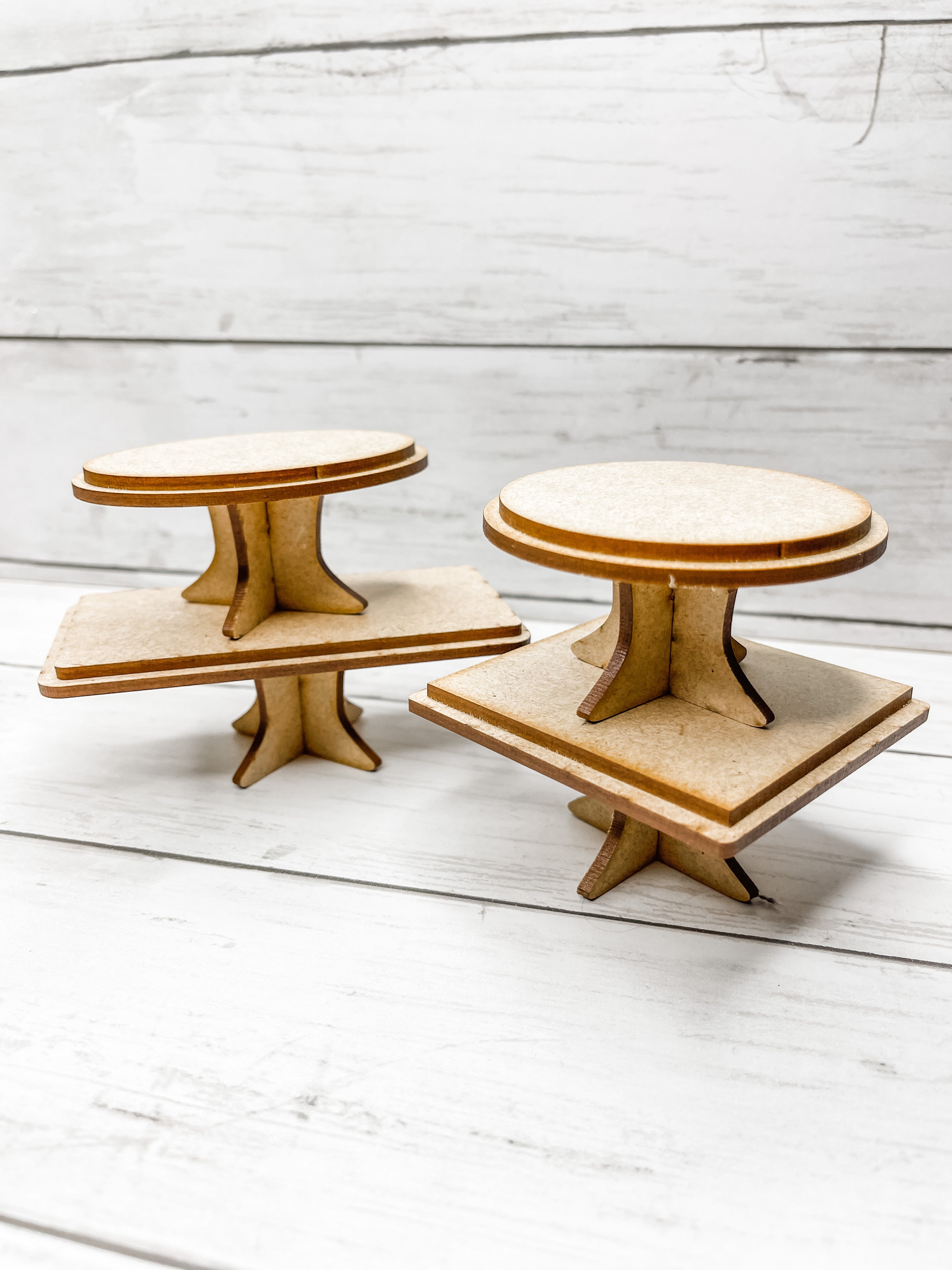 Set of 4 mini Tier tray Risers DIY Kit – The Makers Map - DIY with Amber
