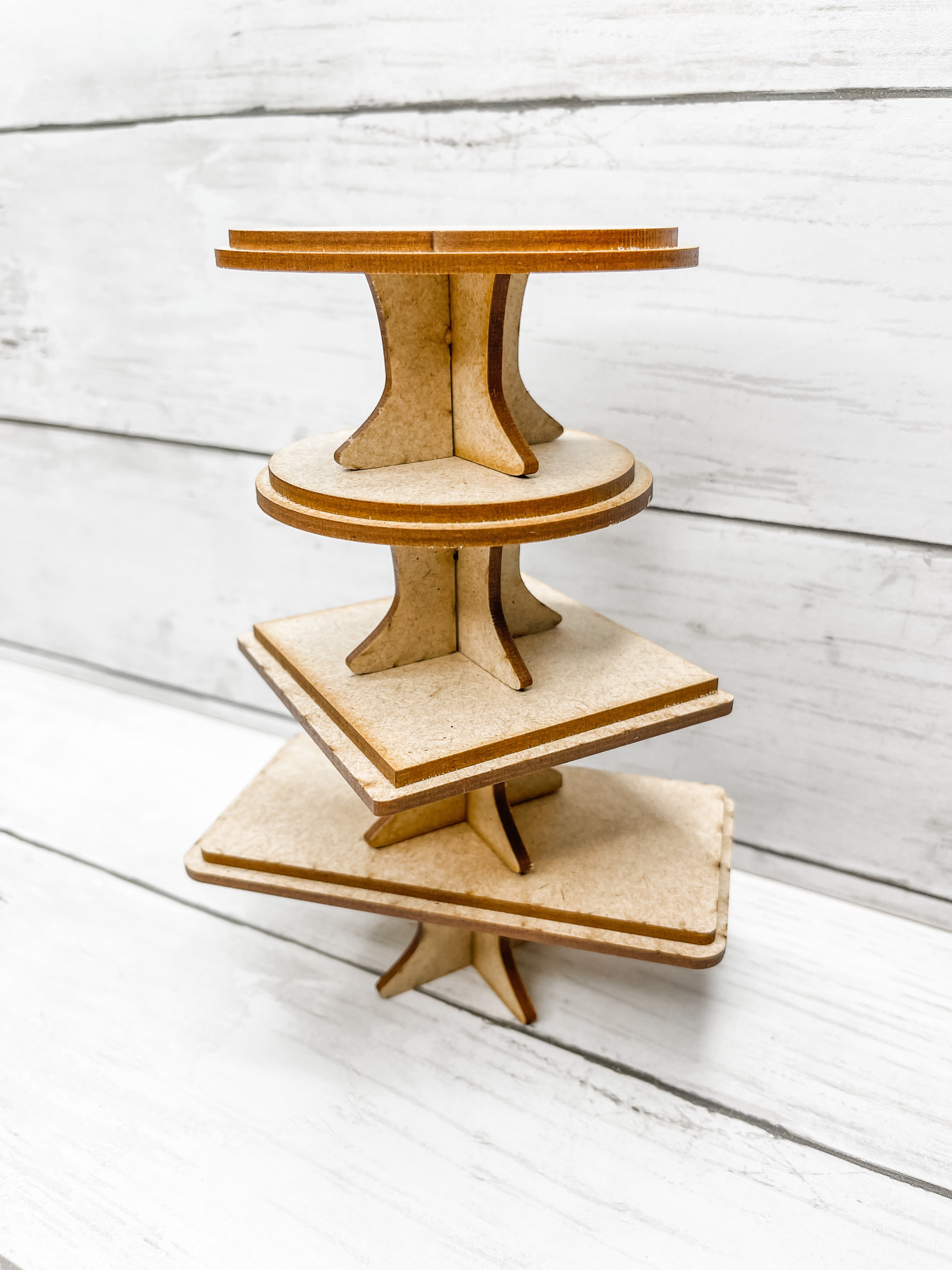 Set of 4 mini Tier tray Risers DIY Kit – The Makers Map - DIY with Amber