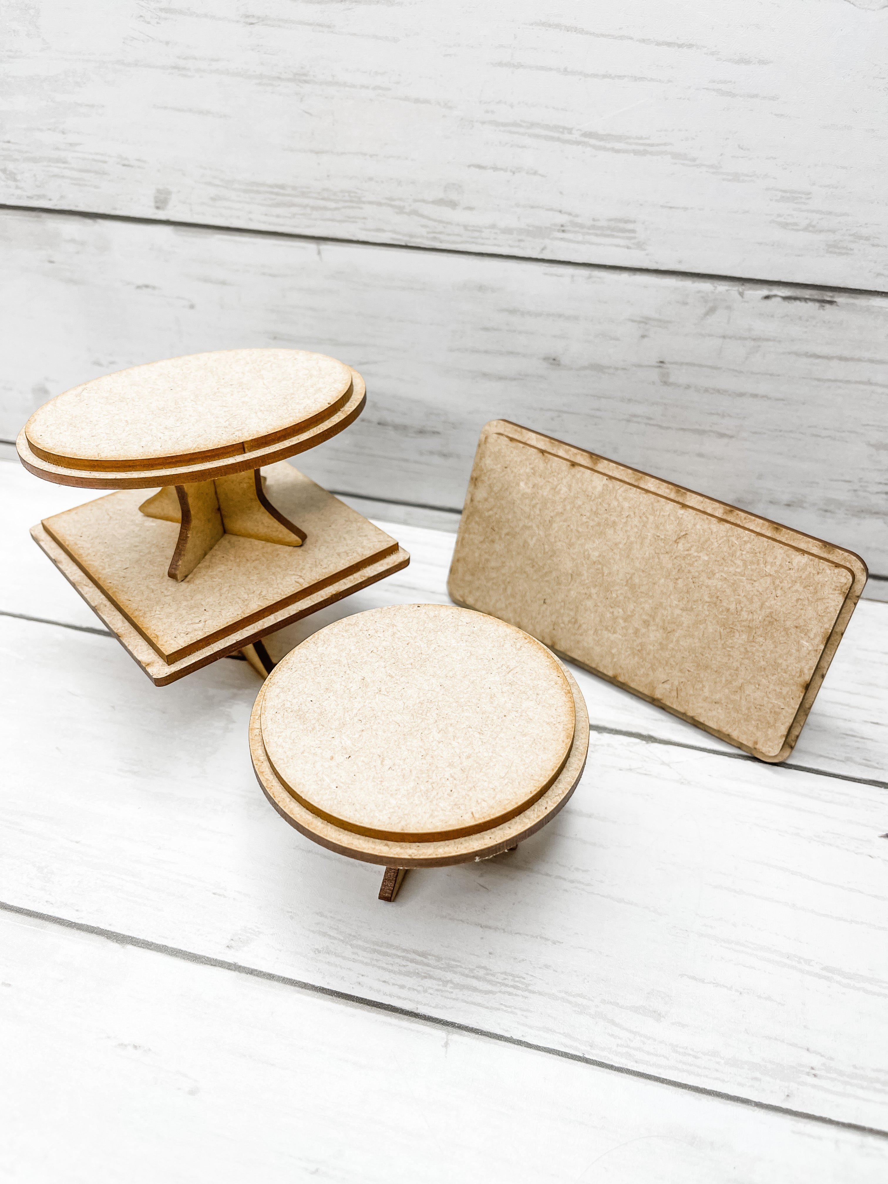 Set of 4 mini Tier tray Risers DIY Kit – The Makers Map - DIY with Amber