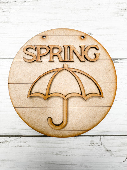 Umbrella Spring 5 in Round DIY Kit