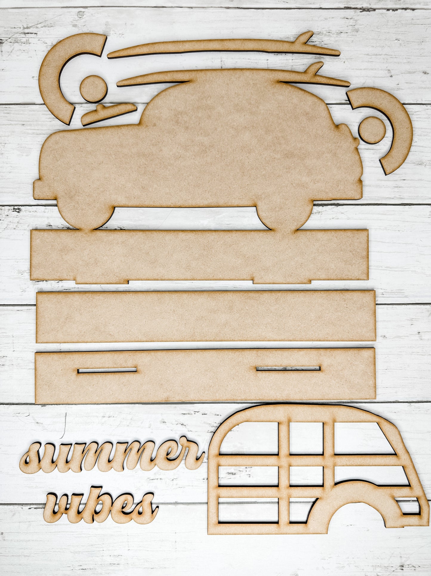 Summer Vibes Woodie Wagon DIY Kit