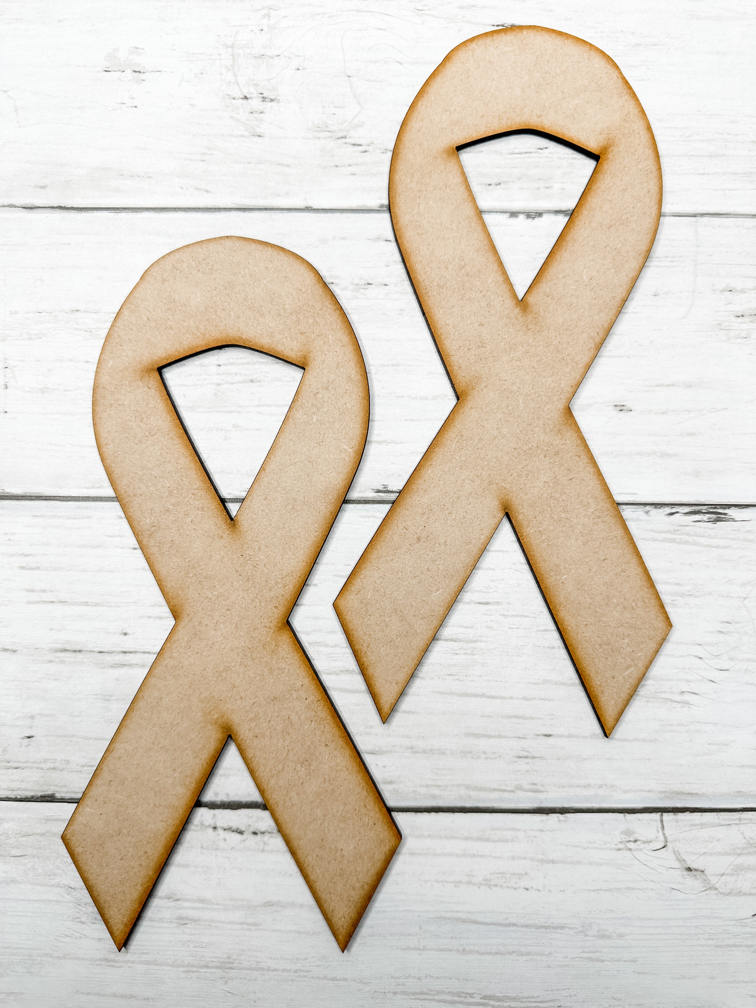 Map Ribbon Pair Awareness Ribbon Cut outs DIY Kit – The Makers Map - DIY with Amber