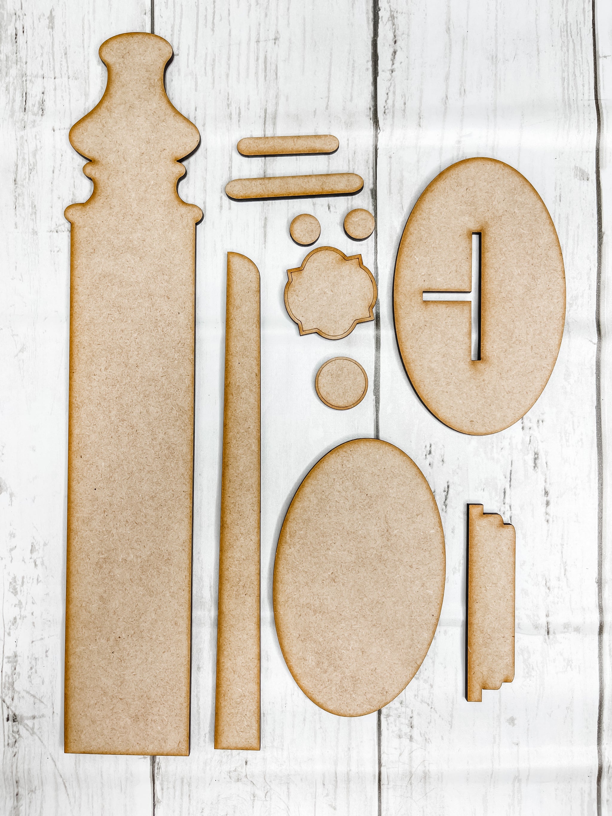 Medium Hanging Sign Stand DIY Kit DIY with Amber