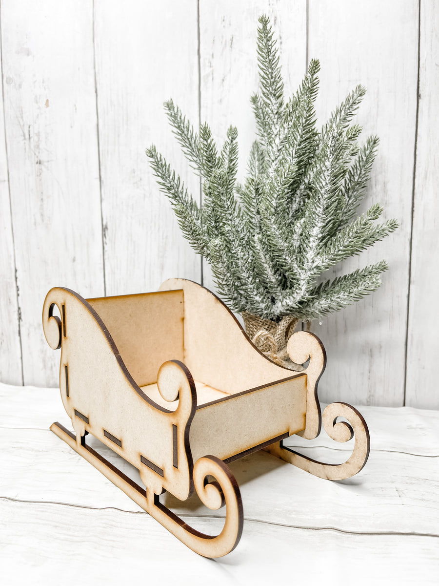 Sleigh DIY Kit – The Makers Map - DIY with Amber