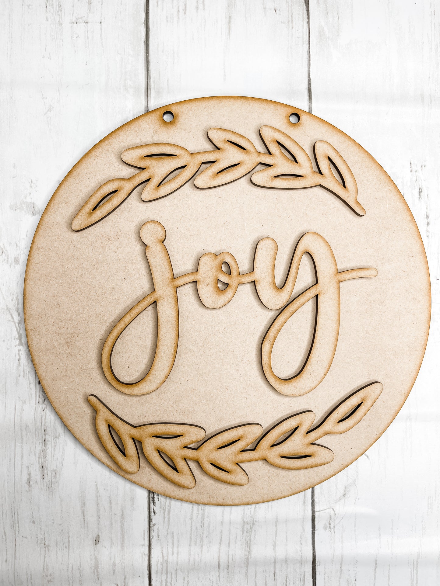 9 in round Joy Christmas Sign DIY Kit