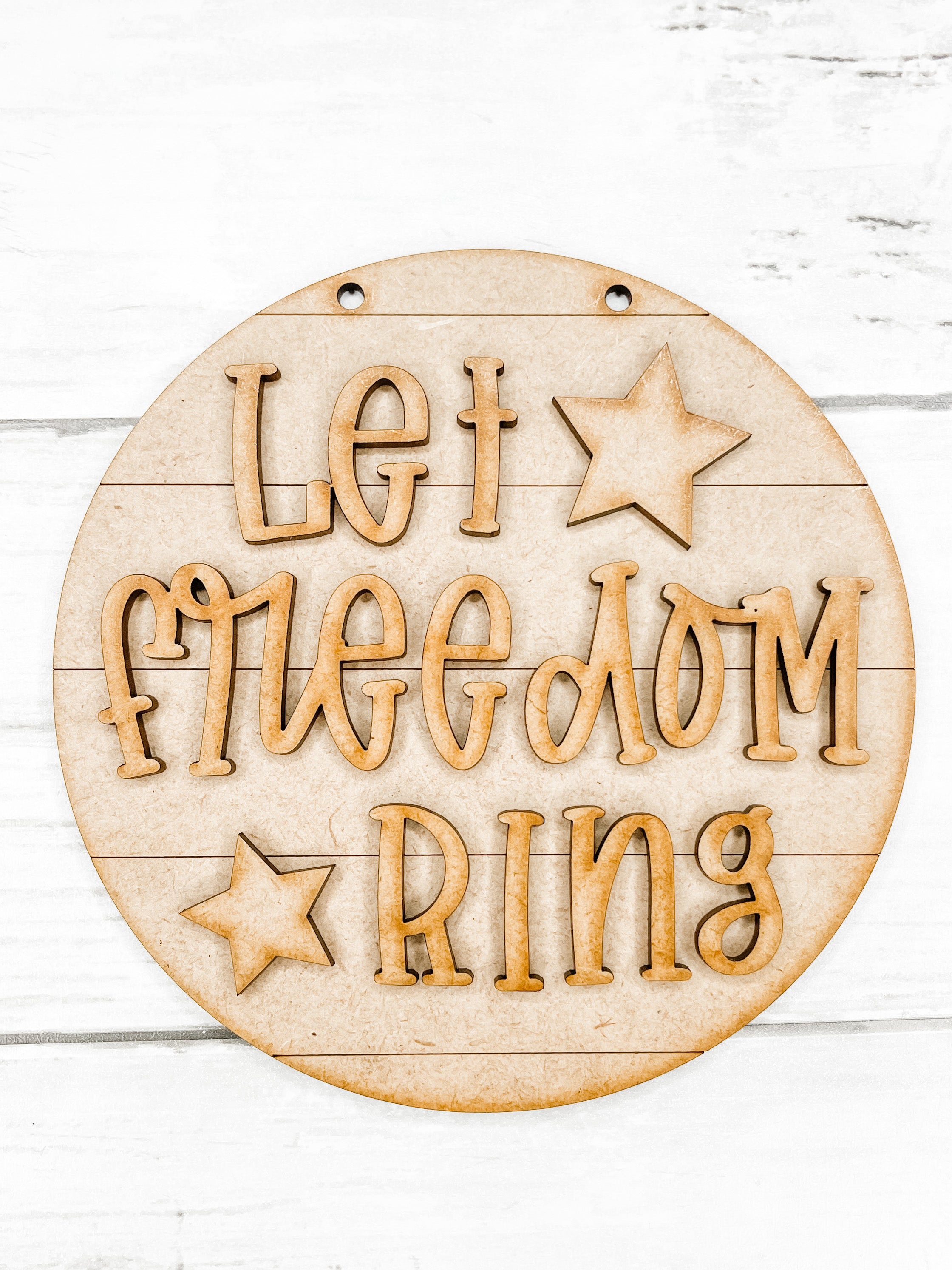Let Freedom Ring 5 in Sign and Stand DIY Kit – The Makers Map - DIY ...