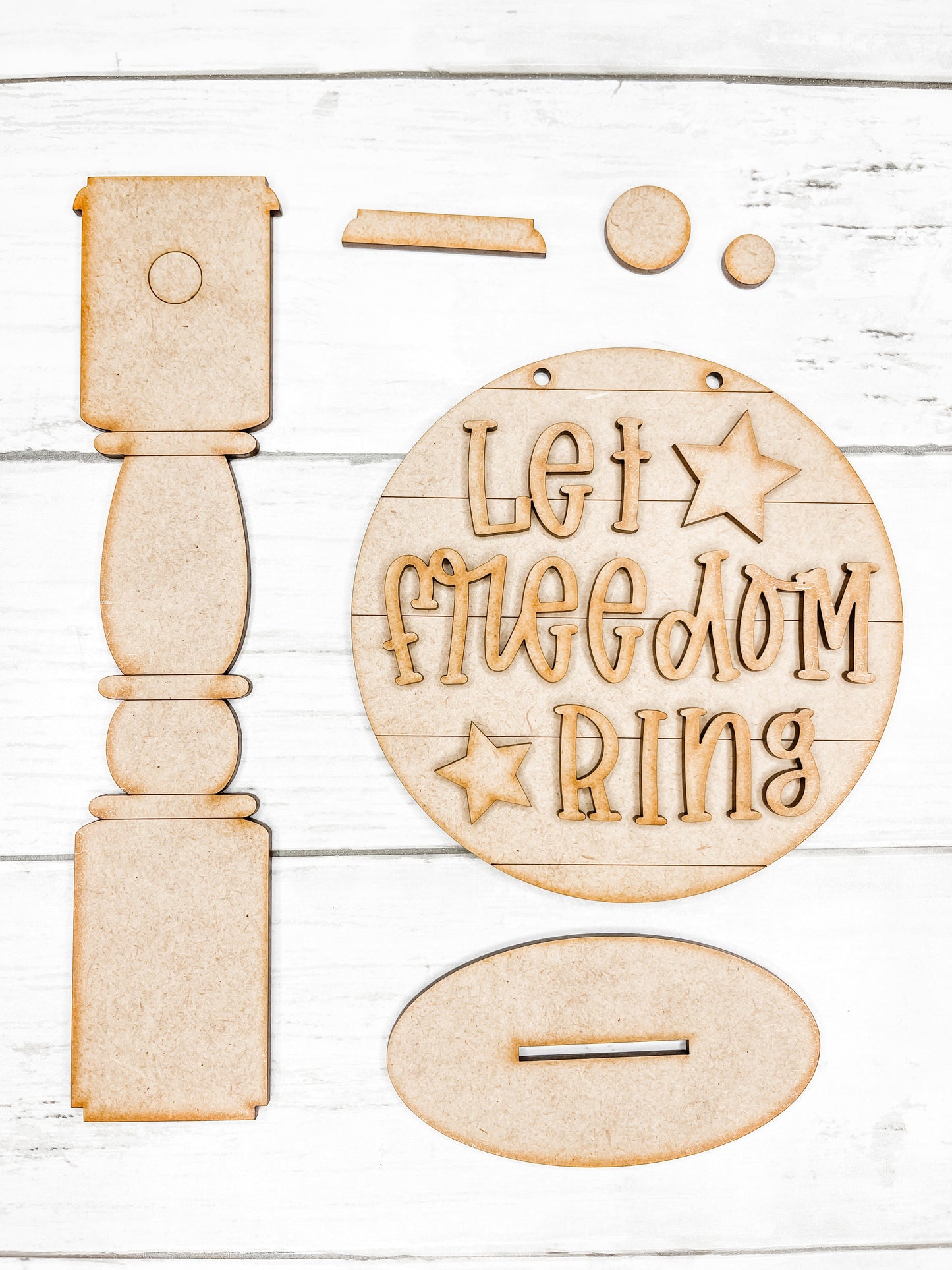 Let Freedom Ring 5 in Sign and Stand DIY Kit
