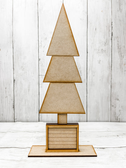 Set of Plank Christmas Trees DIY Kit