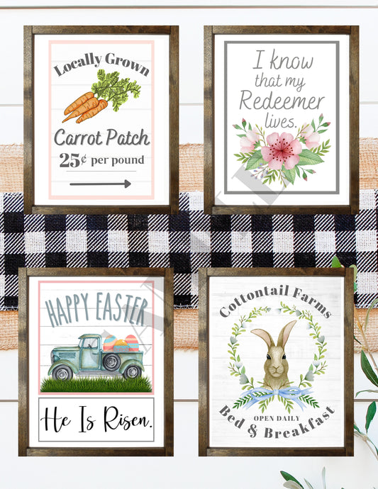 9 Easter Mix and Match Printables Set 2022