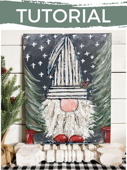 Tutorial: Gnome Christmas Painting