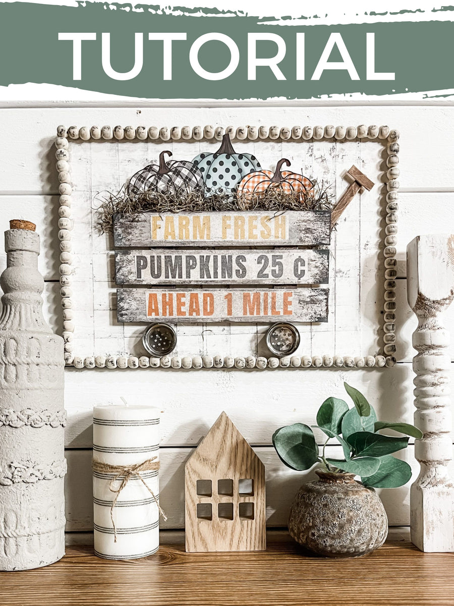 Tutorial Printable Pumpkin Sign The Makers Map DIY With Amber