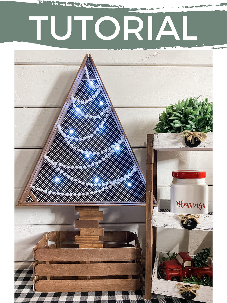 Tutorial: Ruler Christmas Tree – The Makers Map - DIY with Amber