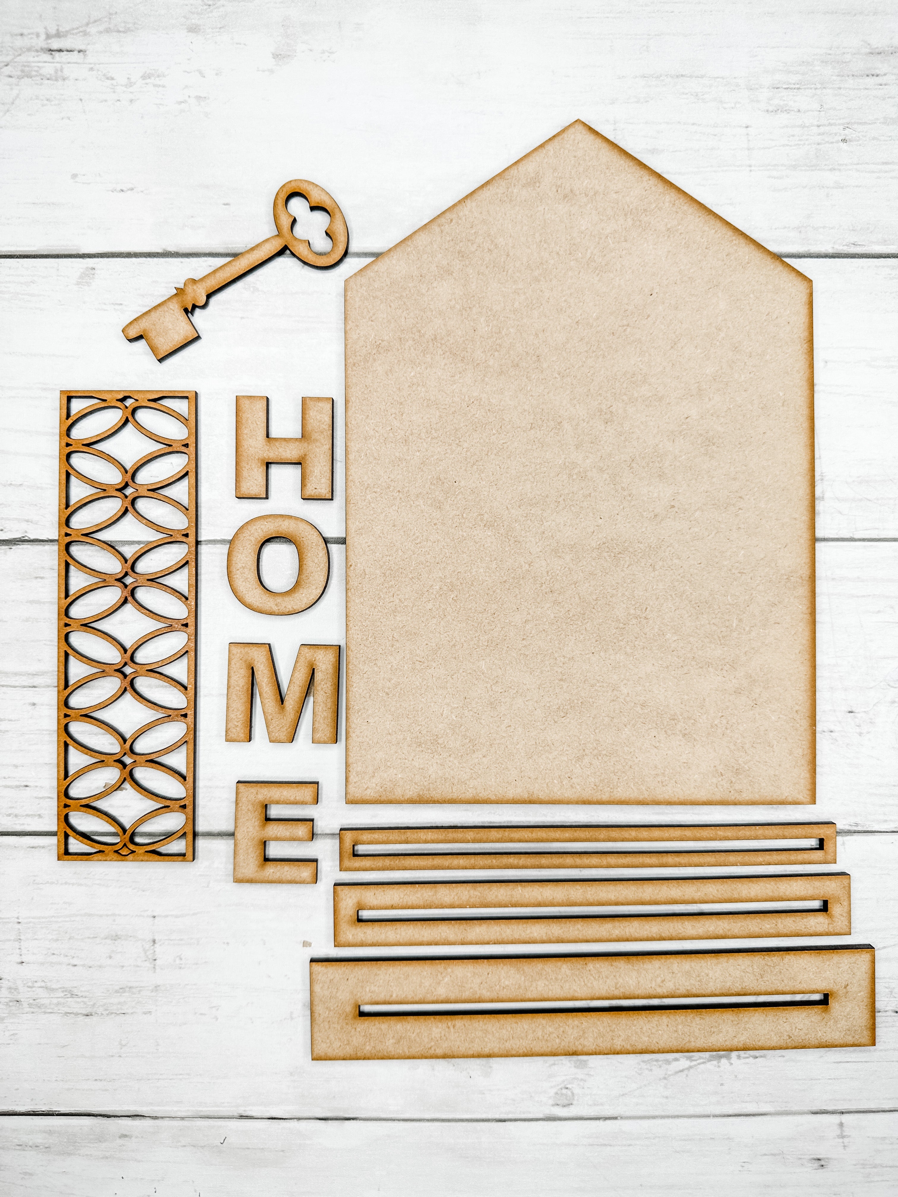 Home House with key Sign DIY Kit – The Makers Map - DIY with Amber