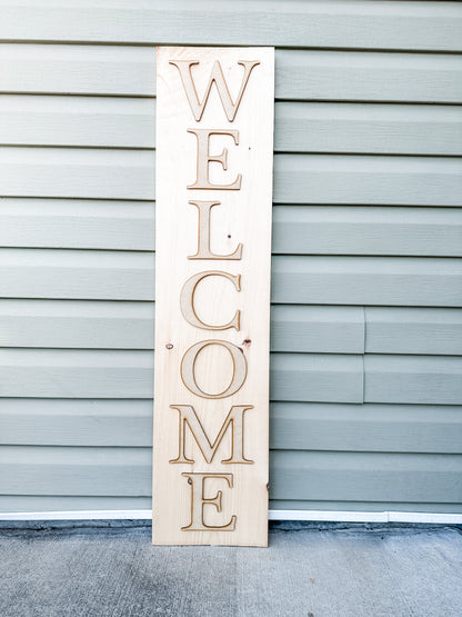 Welcome LETTERS Porch Sign Add on Pieces DIY Kit
