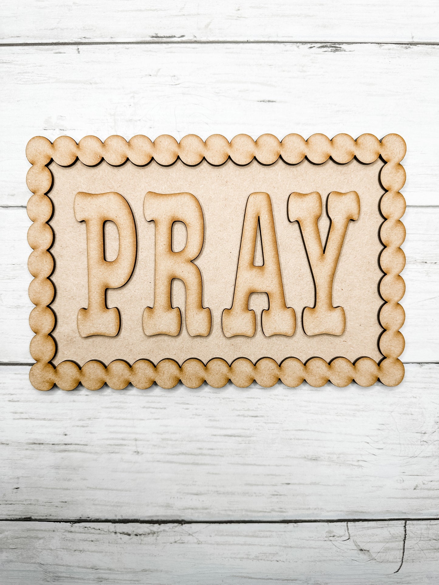Beaded Frame Pray Sign DIY Kit