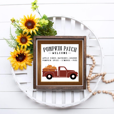 Framed Pumpkin Patch Truck Download